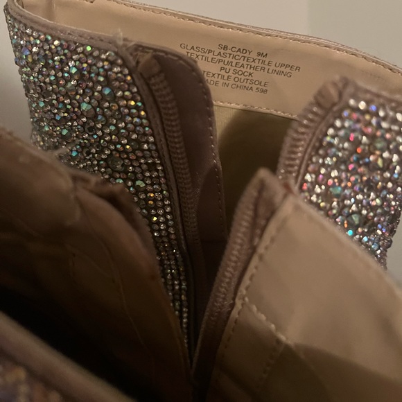 Betsey Johnson Rhinestone Booties - Picture 2 of 6